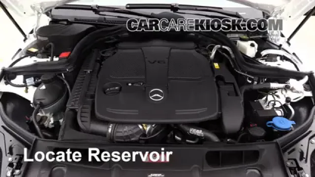 2013 Mercedes-Benz C300 4Matic Sport 3.5L V6 Líquido limpiaparabrisas Agregar líquido